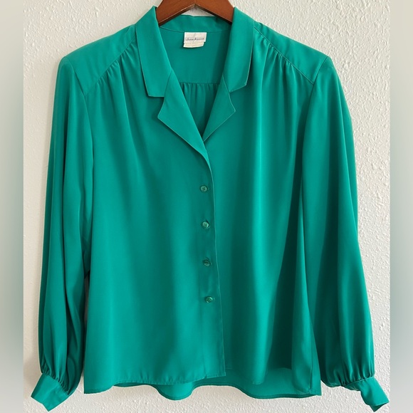 Vintage James Kenrob Button Down Blouse - Picture 1 of 4